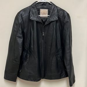 Vintage Black Leather Jacket